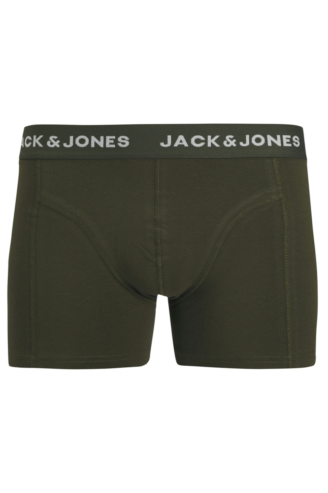 JACBENJA SOLID TRUNKS 10 PACK STYD 12285468 BLACK/BLACK BI